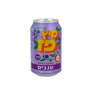פחית מיץ פז ענבים קרה